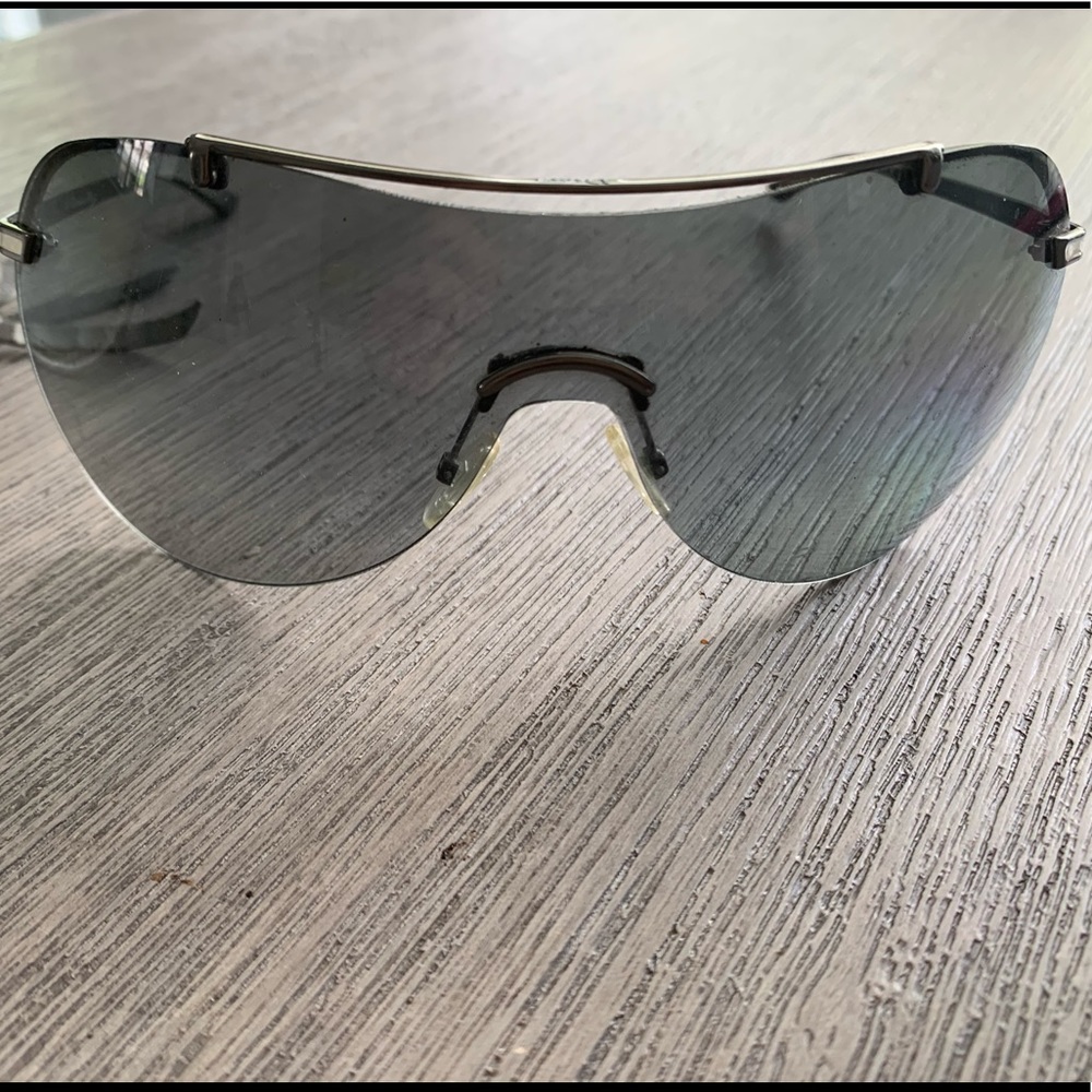 Vintage 2003 Dior aviator wrap sunglasses